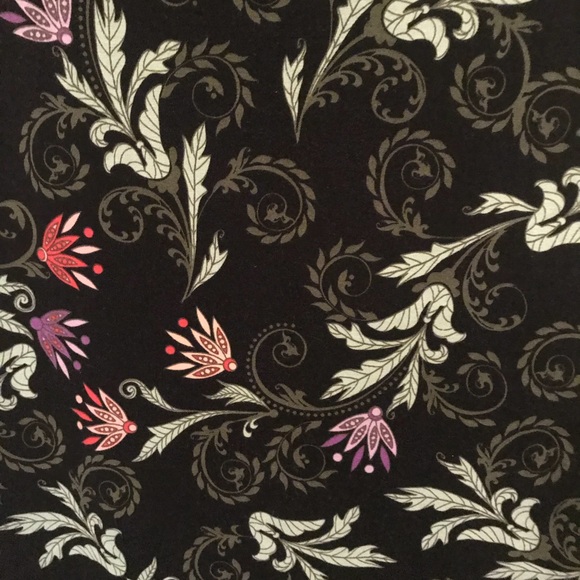 Lularoe Black Floral Julia Dress - Picture 3 of 3